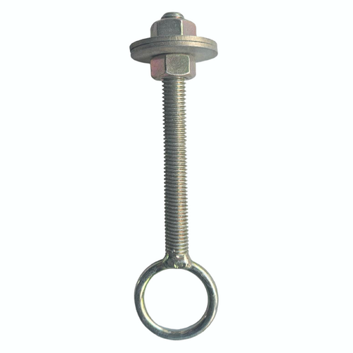 LATCH RING 115mm x 12mm - Through Post Steel Timber Concrete Fastener