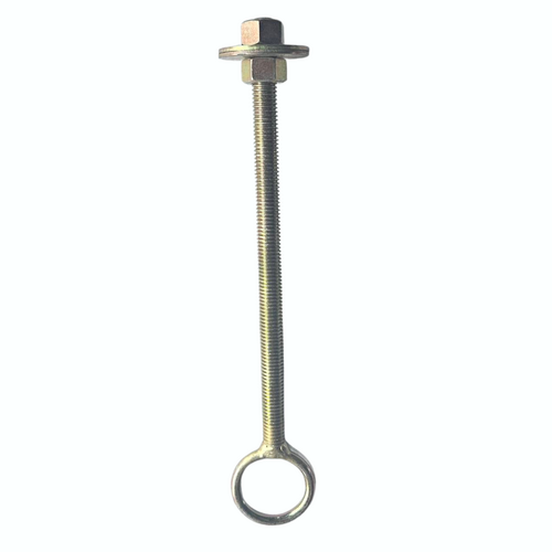 LATCH RING 200mm x 12mm - Through Post Steel Timber Concrete Fastener